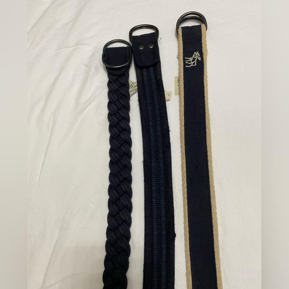 Kids blue and Beige Belt Set